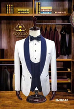 Load image into Gallery viewer, men suit Wedding Suits Slim Fit Tuxedo Groom Groomsman best man terno masculino slim fit jacket pant vest mens suits with pants