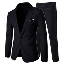 Load image into Gallery viewer, 2019 men&#39;s fashion Slim suits men&#39;s business casual clothing groomsman three-piece suit Blazers jacket pants trousers vest sets