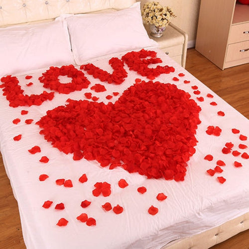 100pcs/ Bag Fashion Wedding Party Accessories Artificial Flower Rose Petal Fake Petals Marriage Decoration For Valentine BH