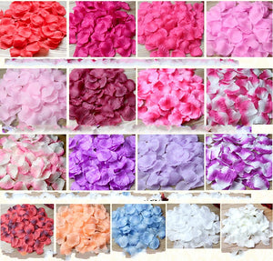 5000pcs / lot 5*5cm silk rose petals for Wedding Decoration, Romantic Artificial Rose Petals Wedding Flower Rose Flower