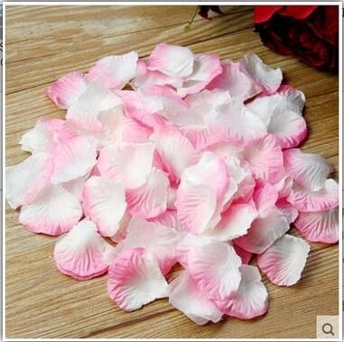 5000pcs / lot 5*5cm silk rose petals for Wedding Decoration, Romantic Artificial Rose Petals Wedding Flower Rose Flower