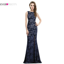 Load image into Gallery viewer, Mermaid Evening Dress Ever Pretty EP08859 2019 Long Sexy Sleeveless Split Formal Celebrity Lace Evening Gown Dresses robe longue