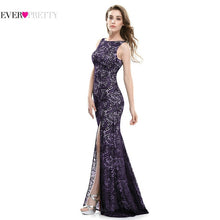 Load image into Gallery viewer, Mermaid Evening Dress Ever Pretty EP08859 2019 Long Sexy Sleeveless Split Formal Celebrity Lace Evening Gown Dresses robe longue