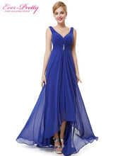 Load image into Gallery viewer, Formal Evening Dresses EP09983 Ever Pretty 2019 New Arrival Real Photo Plus Size Double V Neck Rhinestones Long Evening Dress