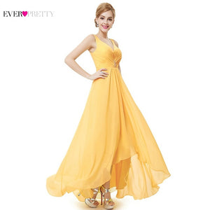 Formal Evening Dresses EP09983 Ever Pretty 2019 New Arrival Real Photo Plus Size Double V Neck Rhinestones Long Evening Dress