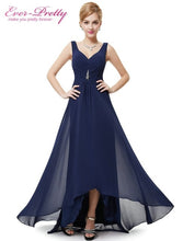 Load image into Gallery viewer, Formal Evening Dresses EP09983 Ever Pretty 2019 New Arrival Real Photo Plus Size Double V Neck Rhinestones Long Evening Dress
