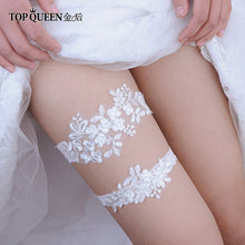 Load image into Gallery viewer, TH0506 Lady Sexy Lingerie Garter Stocking Lace Garter Belt Legs Ring Harness Women Belt Wedding Garter bridal girl