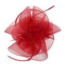 Load image into Gallery viewer, Women Fascinator Headwear Hat Wedding Party Hairpin Feather Floral Tiaras New gai