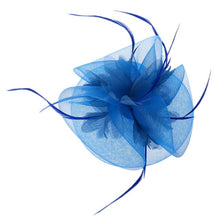 Load image into Gallery viewer, Women Fascinator Headwear Hat Wedding Party Hairpin Feather Floral Tiaras New gai