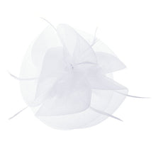 Load image into Gallery viewer, Women Fascinator Headwear Hat Wedding Party Hairpin Feather Floral Tiaras New gai