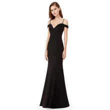 Load image into Gallery viewer, Prom Dresses Sexy V-neck Women&#39;s 2019 Elegant Autumn Winter Sleeveless Long Prom Evening Party Dresses Ever Pretty EP07017