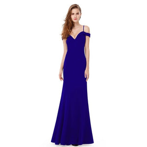Prom Dresses Sexy V-neck Women's 2019 Elegant Autumn Winter Sleeveless Long Prom Evening Party Dresses Ever Pretty EP07017