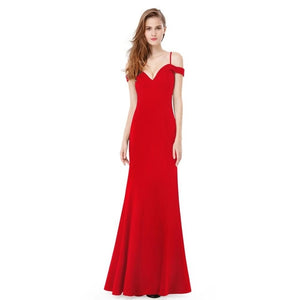Prom Dresses Sexy V-neck Women's 2019 Elegant Autumn Winter Sleeveless Long Prom Evening Party Dresses Ever Pretty EP07017