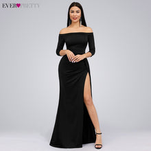 Load image into Gallery viewer, Vintage Evening Dresses Ever Pretty EP07852 Elegant Mermaid Off the Shoulder Empire 2019 Simple Party Gowns Robe De Soiree