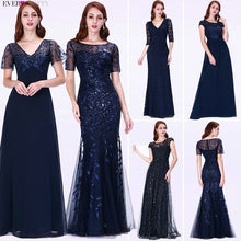 Load image into Gallery viewer, Sexy Lace Prom Dresses Long Ever Pretty V-Neck A-Line Lace Formal Dresses Elegant Party Gowns EZ07650 Vestido Largo Fiesta 2019