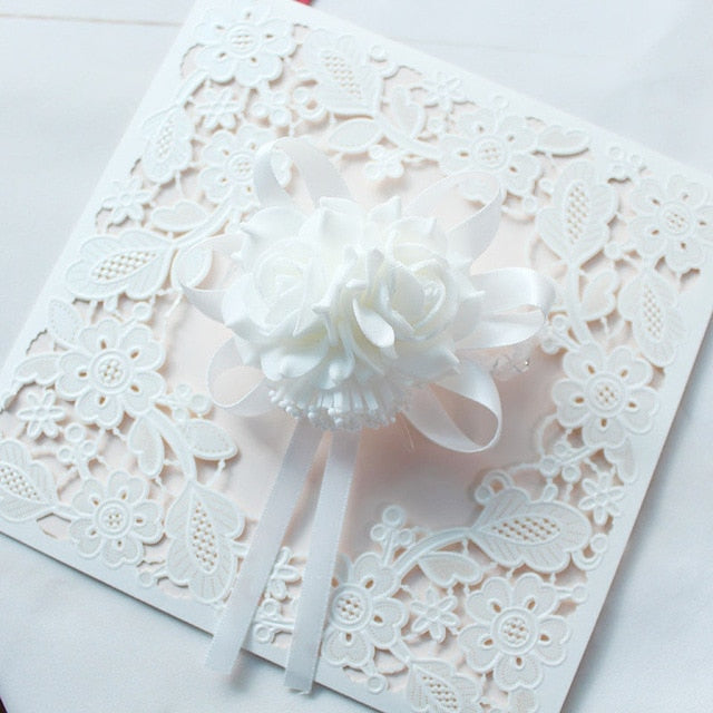 Handmade Foam White Rose Wrist Flowers for Bridesmaid Wrist Corsage Bracelet Band Wedding Accessories Bridal Wrist Flower