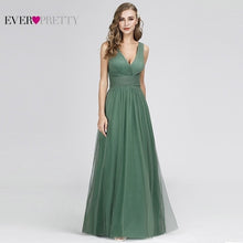 Load image into Gallery viewer, Elegant Tulle Prom Dresses Ever Pretty V-Neck Sleeveless Formal Prom Dress EP07526 Women Summer Party Gowns Vestidos Compridos