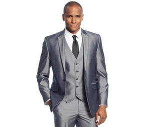 New Arrival Customized Shawl Black Lapel Groom suit Wedding Best Men suits 3 Pieces (Jacket+Pants+Vest) Royal Blue man Suit