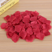Load image into Gallery viewer, 1000pcs Lifelike Artificial Silk Red Rose Petals Decorations for Wedding Party Confetti Event  Fake Rose Flower Girl Toss Petal
