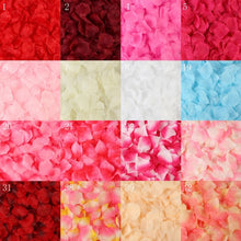 Load image into Gallery viewer, 2000 Pcs Artificial Rose Petals Wedding Petalas Colorful Silk Flower Accessories