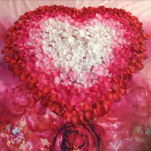 1000pcs/lot Atificial Flowers Polyester Wedding Decorations Wedding Rose Petals Patal Flower New Wholesale Fake Flower