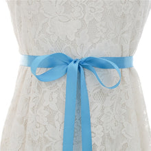 Load image into Gallery viewer, Wedding Dress Belt Sliver Crystal Bridal Sash Diamond Bridal Belt For Women J116S