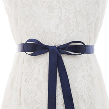 Load image into Gallery viewer, Wedding Dress Belt Sliver Crystal Bridal Sash Diamond Bridal Belt For Women J116S