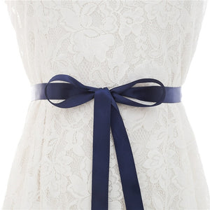 Wedding Dress Belt Sliver Crystal Bridal Sash Diamond Bridal Belt For Women J116S