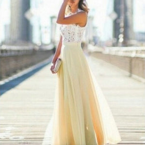 Stylish Pink Long Prom Dresses 2019 Cheap Prom Dress Women Real Photos O-Neck Chiffon Lace A-Line Banquet Evening Party Gown New