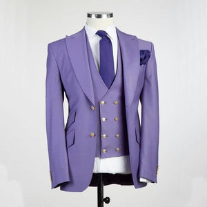 New Arrival Groomsmen Ivory Groom Tuxedos Peak Lapel Men Suits Wedding Best Man Blazer ( Jacket+Pants+Vest+Tie ) C459