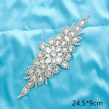 Load image into Gallery viewer, Crystal Wedding Belt Pearl Bridal Belt Rhinestones Sash For Bridal Accessories Silver Gold and Rose Gold Only Applique NZUK