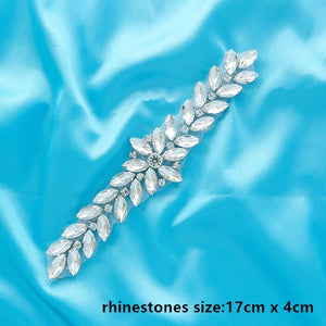 Crystal Wedding Belt Pearl Bridal Belt Rhinestones Sash For Bridal Accessories Silver Gold and Rose Gold Only Applique NZUK