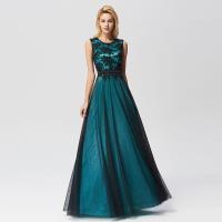 Load image into Gallery viewer, Vestido de Festa Longo Ever Pretty Real Photo Lace Appliques Long Prom Dresses 2019 Cheap Party Dress Elegant A-Line Gala Jurken